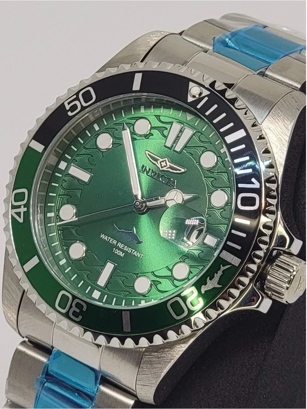NIB Invicta Green Sunburst Dial Stainless Steel Diver 40mm🔥🔥(D5) - Picture 8 of 9